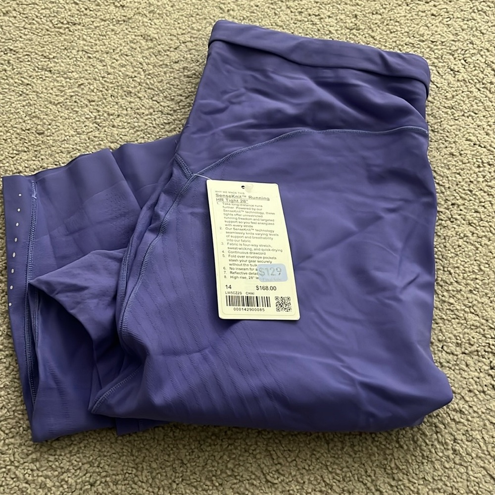 Lululemon Senseknit running HR tight 28”